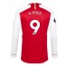 Arsenal Gabriel Jesus #9 Domácí Dres 2023-24 Dlouhým Rukávem